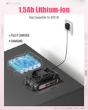 AVID POWER 20V MAX Power Drill Kit, Cordless Drill Set with Battery and Charger, 2 Variable Speed, 3/8-Inch Keyless Chuck, 19 Position and 22pcs Bits - Pink