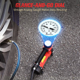 AVID POWER 12V DC Tire Inflator Portable Air Compressor, Compact Air Pump w/Copper Motor, Easy Operation 12V Tire Pump w/ 3 Adapters