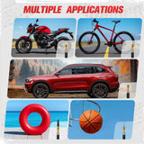 AVID POWER 12V DC Tire Inflator Portable Air Compressor, Compact Air Pump w/Copper Motor, Easy Operation 12V Tire Pump w/ 3 Adapters