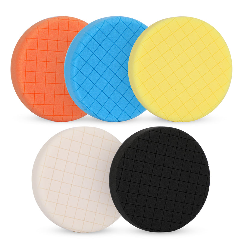 AVID POWER 6 Inch Buffing Polishing Pads for Car Buffer Polisher – 5 Pack