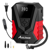 AVID POWER AC/DC Tire Inflator Portable Air Compressor, Auto Shut-off Tire Pump, 12V&110V Compact Air Pump w/Digital Pressure Gauge, ACAP368