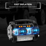 Avid Power Tire Inflator Portable Air Compressor w/ 20V 2000mAh Battery and 12V Car Adapter, for Inflation and Deflation