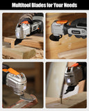 AVID POWER 112 Pcs Oscillating Saw Blades Compatible with Most Brands