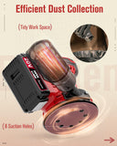 AVID POWER 20V Cordless Random Orbital Sander Tool 5”, 6 Variable Speeds Battery Sander, 7000-11000 RPM, 2.0Ah Battery, Charger, 30 Pcs Sandpapers, Dust Collection Bag, Woodworking, Paint Removal