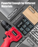 AVID POWER 12V Brushless Power Drill Set, 2-Speed Control, 3/8-Inch Keyless Chuck & 25+1 Position, Electric Drill Cordless Driver Kit with 2000mAh Battery, Charger and 22pcs Accessories