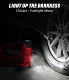 AVID POWER Tire Inflator Portable Air Compressor, 20V Cordless Car Tire Pump with Rechargeable Li-ion Battery, 12V Car Power Adapter, Digital Pressure Gauge