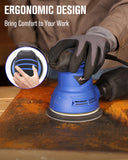 AVID POWER 5 Inch Orbital Sander, 12000 RPM Electric Sander Tool, Random Orbit Sander for Woodworking, 12 Pcs Sandpapers and Dust Collection Bag