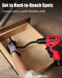 AVID POWER 12V Brushless Power Drill Set, 2-Speed Control, 3/8-Inch Keyless Chuck & 25+1 Position, Electric Drill Cordless Driver Kit with 2000mAh Battery, Charger and 22pcs Accessories