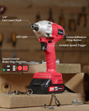 AVID POWER Impact Driver Kit, 250N.m. 20V Cordless Impact Driver Set, 2 Variable Speeds, 1/4 Impact Driver with Brake Stop Function, 4Pcs Sockets & 4Pcs Driver Bits