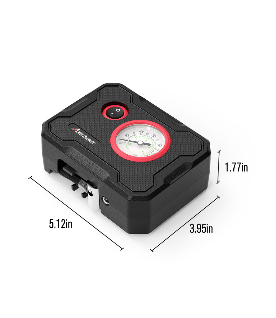 AVID POWER 12V Tire Inflator Portable Air Compressor, Portable Car Air ...