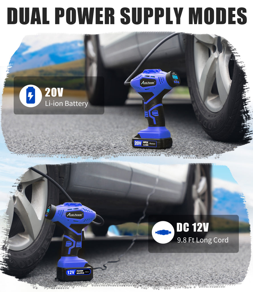 Drill Aldi Cordless Air Pump AVID POWER Cordless Tire Inflator