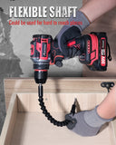 AVID POWER Brushless Power Drill Set, 20V Cordless Drill Driver Kit with 2.0Ah Battery and Charger, 3/8-Inch Metal Chuck, 355 In-lbs Torque, 2-Variable Speed, 26 Position and 22pcs Accessories