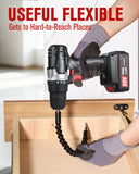 Cordless Drill Set with Battery and Charger, AVID POWER 20V MAX Lithium lon Power Drill Kit, 550RPM Variable Speed & 3/8-Inch Keyless Chuck,16 Position and 22pcs Drill Bits(Black)