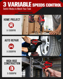 AVID POWER Cordless Impact Wrench Kit 900 Ft-lbs (1200 N.M), 2*4.0 Ah Batteries 20V Brushless High Torque Impact Gun for Car Tire Changes and Lug Nut & Bolts Removal |Fast Charger, Sockets & Tool Bag