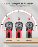 AVID POWER 4V Electric Cordless Screwdriver Set 5.65Nm 44 Bits with Case