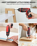 AVID POWER 4V Electric Cordless Screwdriver Set 5.65Nm 44 Bits with Case