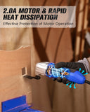 AVID POWER Oscillating Tool, 22000 OPM Electric Oscillating Multi Tool with 3°Oscillation Angle, Cutting, Sanding, Grinding, Scraping, 11 Accessories & Universal Interface-Blue