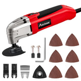 AVID POWER Oscillating Tool with 2.0A Motor, 22000 OPM Electric Oscillating Multi Tool with 3°Oscillation Angle, Cutting, Sanding, Grinding, Scraping, 11 Accessories & Quick-Change Interface