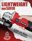 AVID POWER Angle Grinder Tool 750W 6.5 Amp 4-1/2" 11,500 RPM Metal Grinder