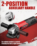 AVID POWER Angle Grinder Tool 750W 6.5 Amp 4-1/2" 11,500 RPM Metal Grinder
