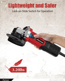 AVID POWER Angle Grinder 4-1/2 inch Electric Grinder Tools 750W 6 Amp Metal Grinder, 11500 RPM, with Grinding and Cutting Wheels, Auxiliary Handle, Wrench for Cutting and Grinding
