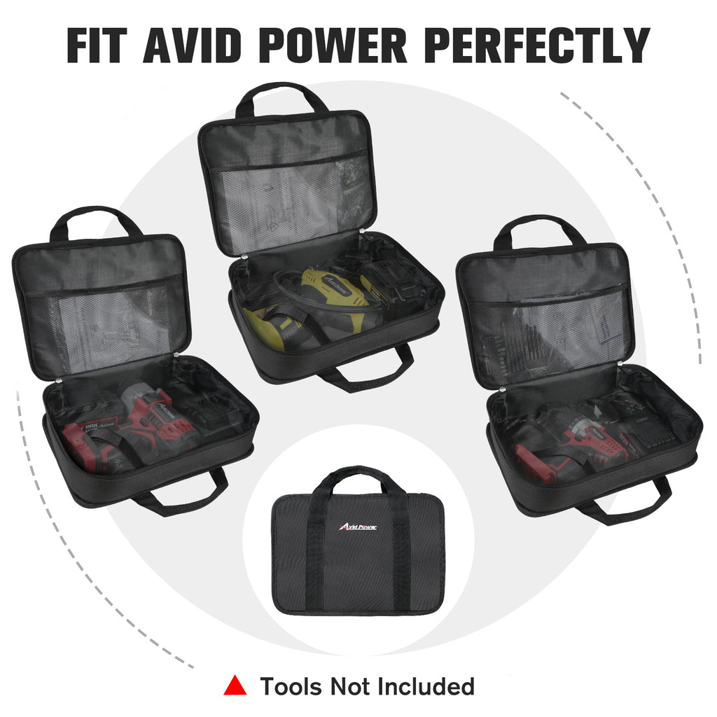 avid tackle bag AVID POWER Storage Tool Case Bag, Suitable for Pistol-Grip Tire Inflat – Avid Power Tools