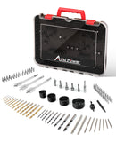 AVID POWER Drill & Driver Bit Set, 100 Pcs Combo Kit with Storage Case-Red