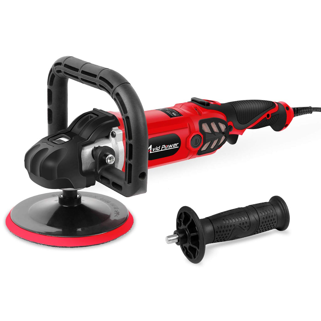 Avid Power Buffer Polisher, 12 Amp 7-Inch Variable Speed Car Buffer Po ...