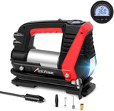 Avid Power Tire Inflator Air Compressor, 12V DC Car Tire Pump with Fast Inflation(0-35Psi Within 3mins), LED Light, Digital LCD Display, Auto Shut Off